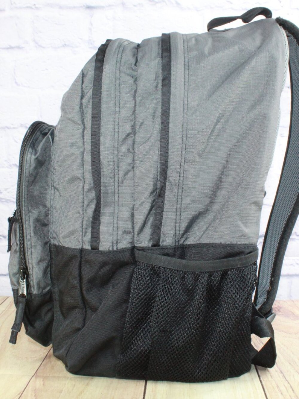 LL Bean Adult Unisex Super Deluxe Book Pack 41L School Travel Backpack Gray - Picture 2 of 13